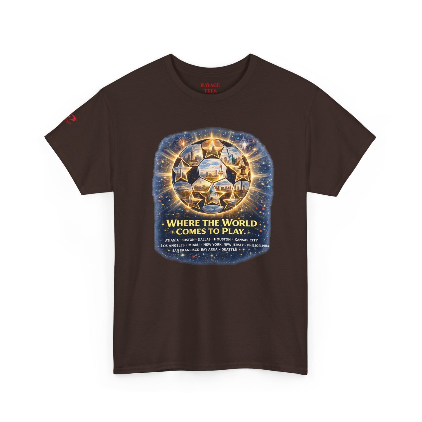 World Cup 2022 T-Shirt — "Where the World Comes to Play"