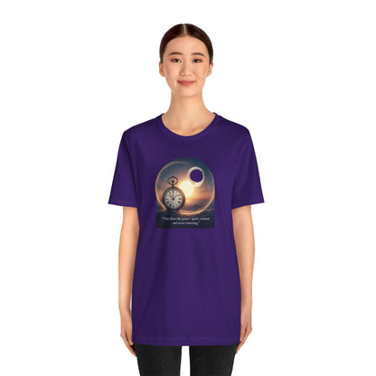 Cosmic Time Tee, Unisex T-Shirt, Inspirational Quote Shirt, Gift for Dreamers, Galaxy Graphic Tee
