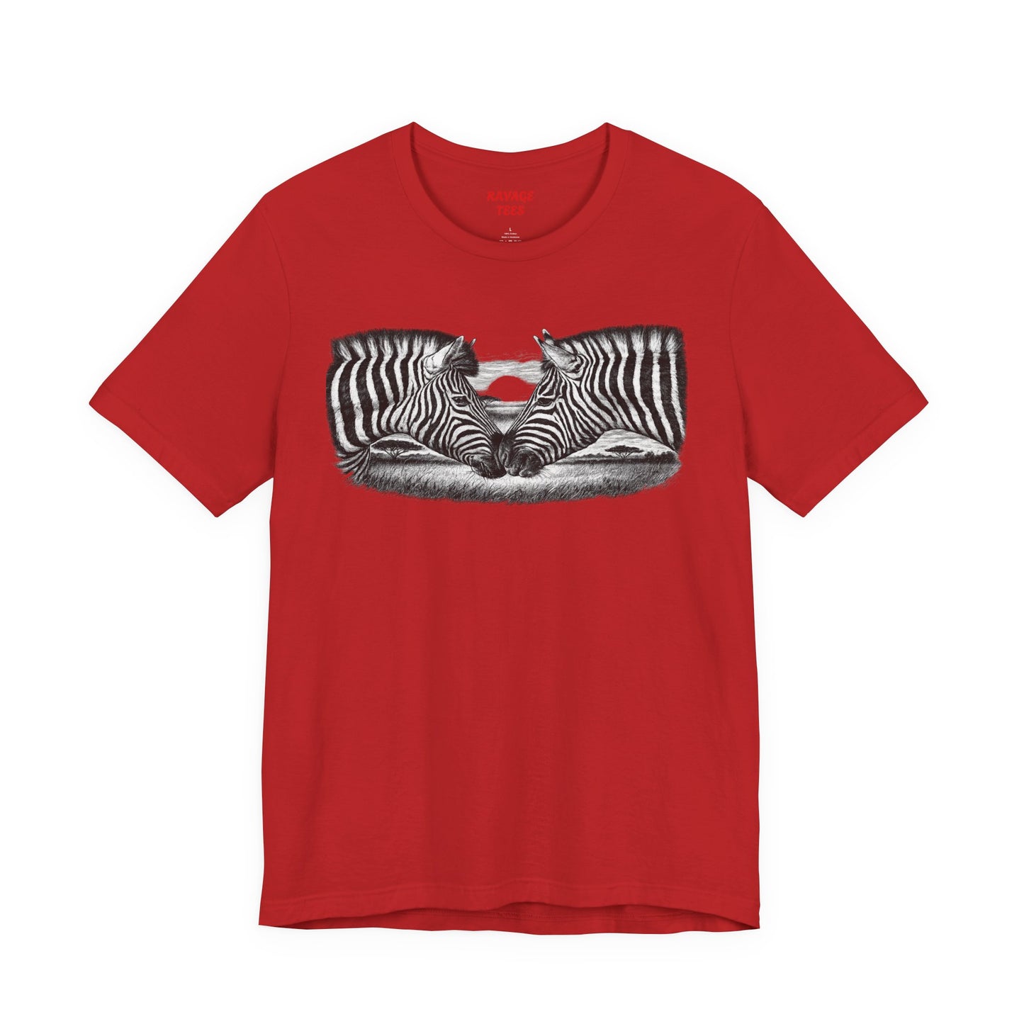 Zebra Heart Tee