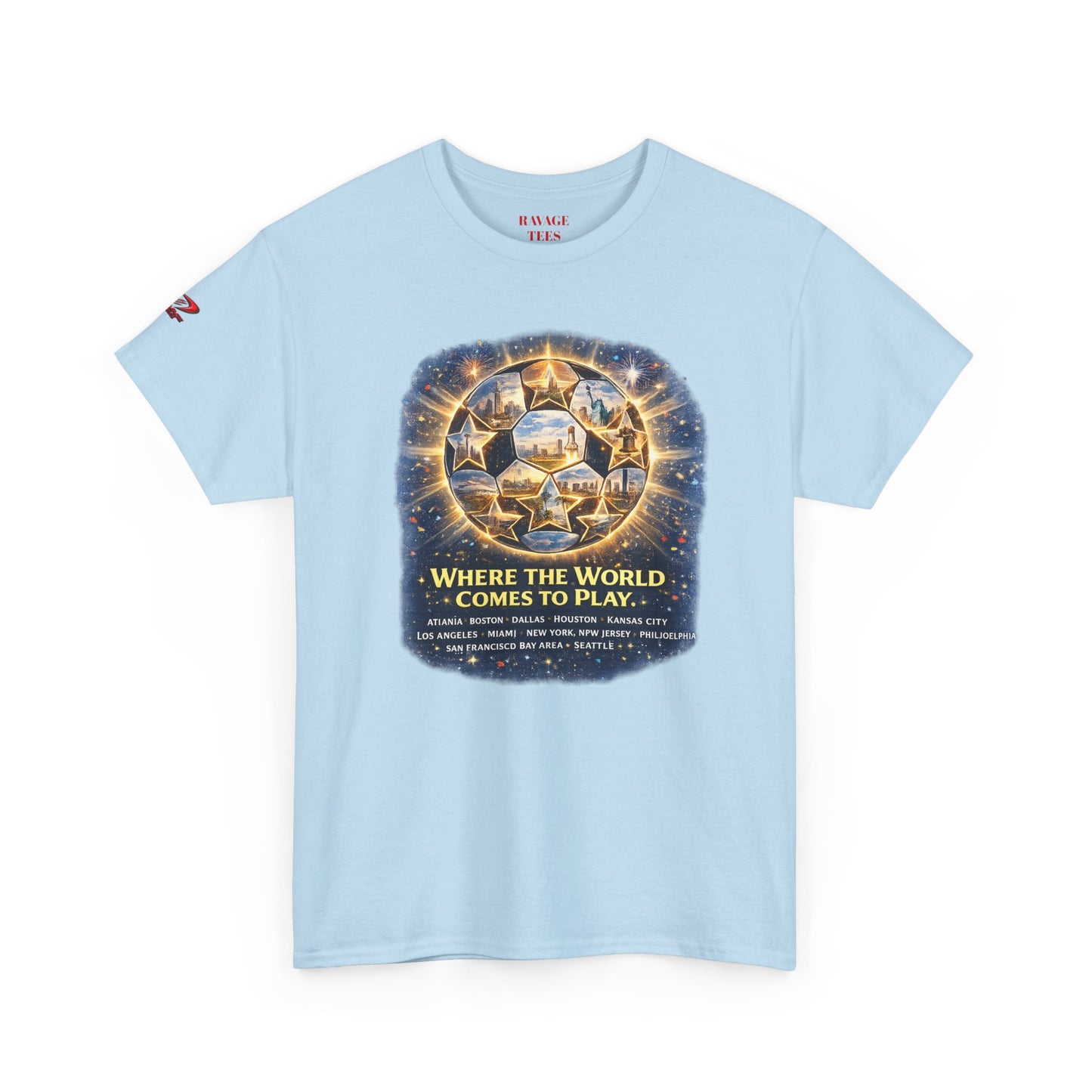 World Cup 2022 T-Shirt — "Where the World Comes to Play"