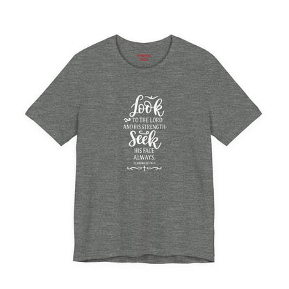 Seek His Guidance Tee: Inspirational Faith Quote Unisex T-Shirt