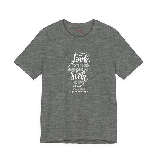 Seek His Guidance Tee: Inspirational Faith Quote Unisex T-Shirt