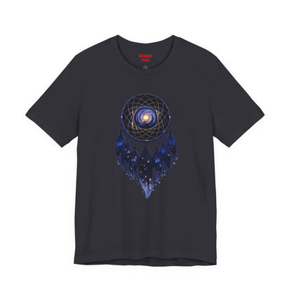 Dreamcatcher Galaxy T-Shirt — Mystical Cosmic Feather Tee
