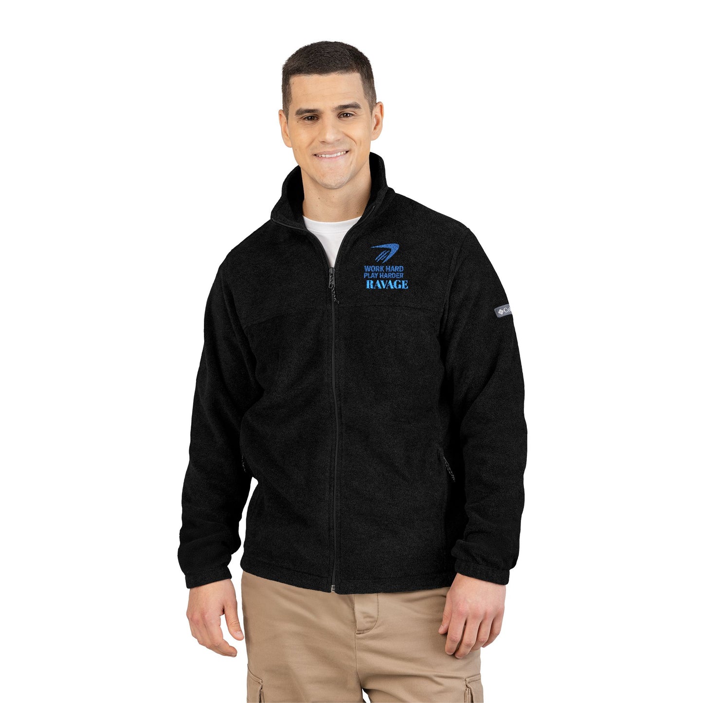 Ravage x Columbia Classic Embroidered Fleece Jacket