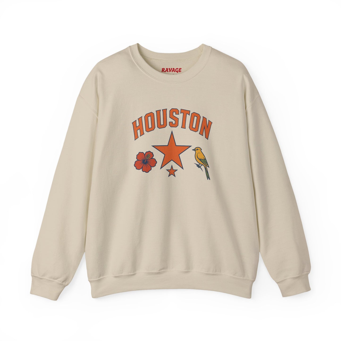 RAVAGE Houston(H-Town) Vibe Unisex Crewneck Sweatshirt