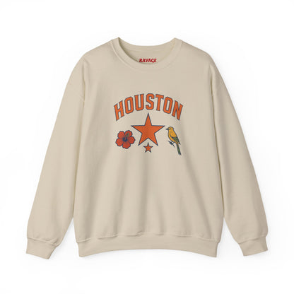 RAVAGE Houston(H-Town) Vibe Unisex Crewneck Sweatshirt