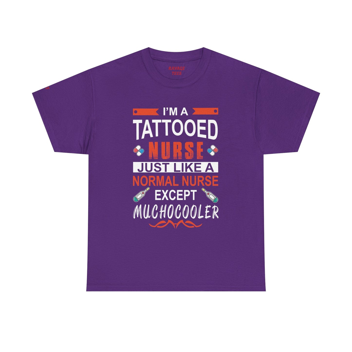 Tattooed Nurse Tee - Unisex Cotton Shirt for Nurse Appreciation, Medical Humor Tee, Fun [...]