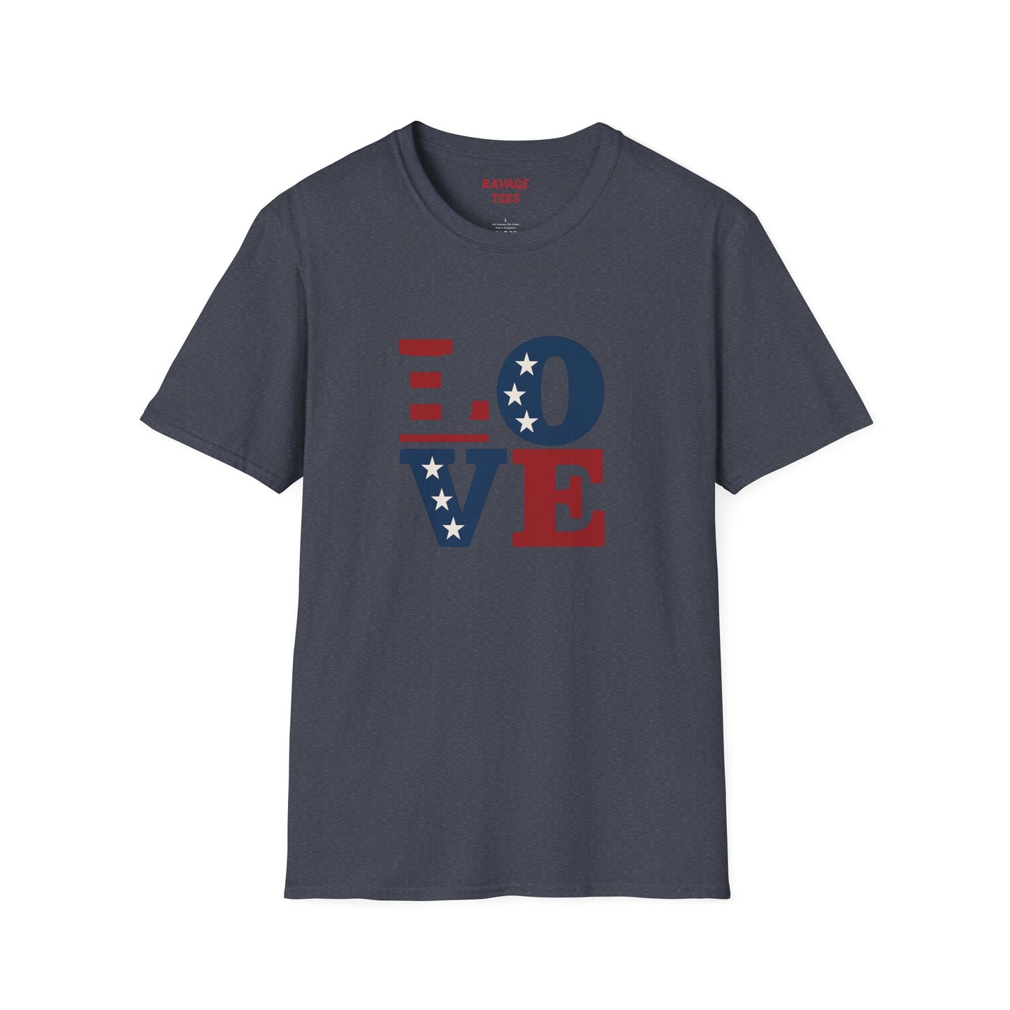 "Freedom & Love" Graphic Tee | Unisex Shirt for July 4th