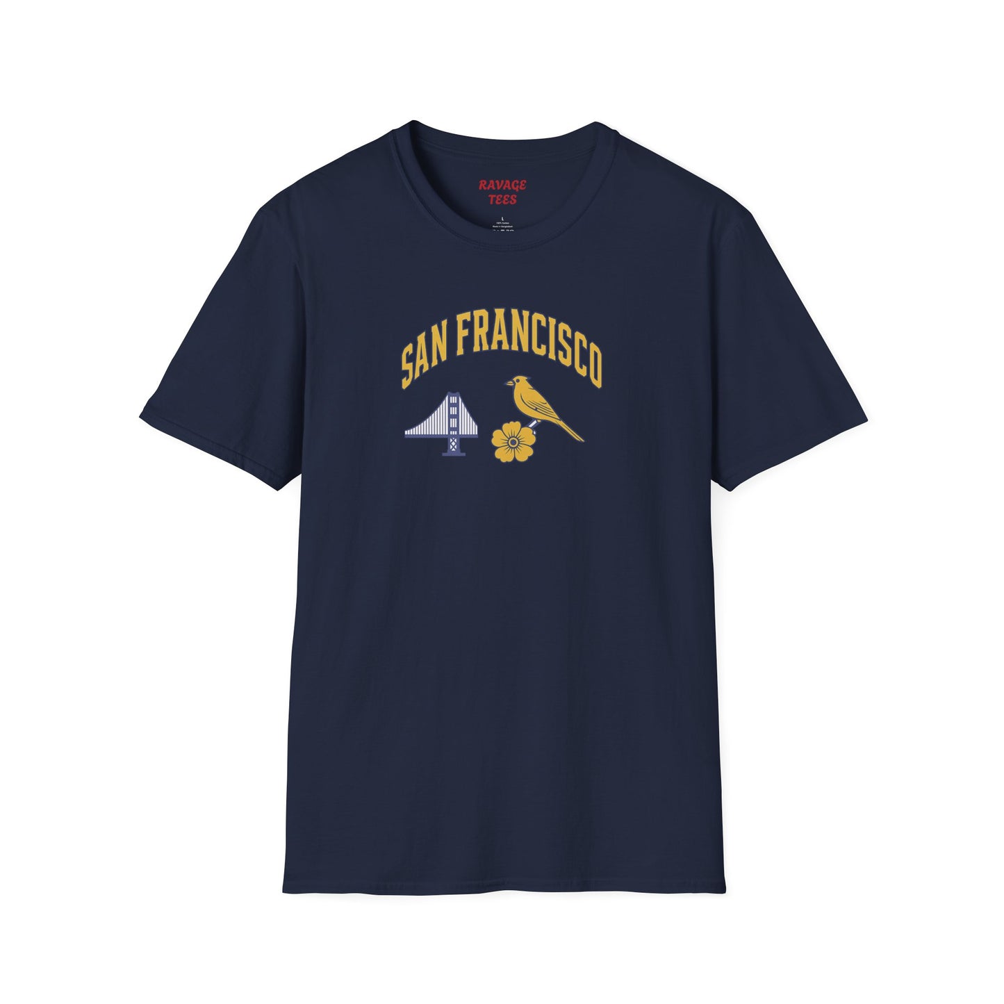 SAN FRANCISCO Vibes Unisex T-Shirt – Casual Summer Tee, Beachwear, Travel Outfit, Vacation Style, Gift for Him or Her