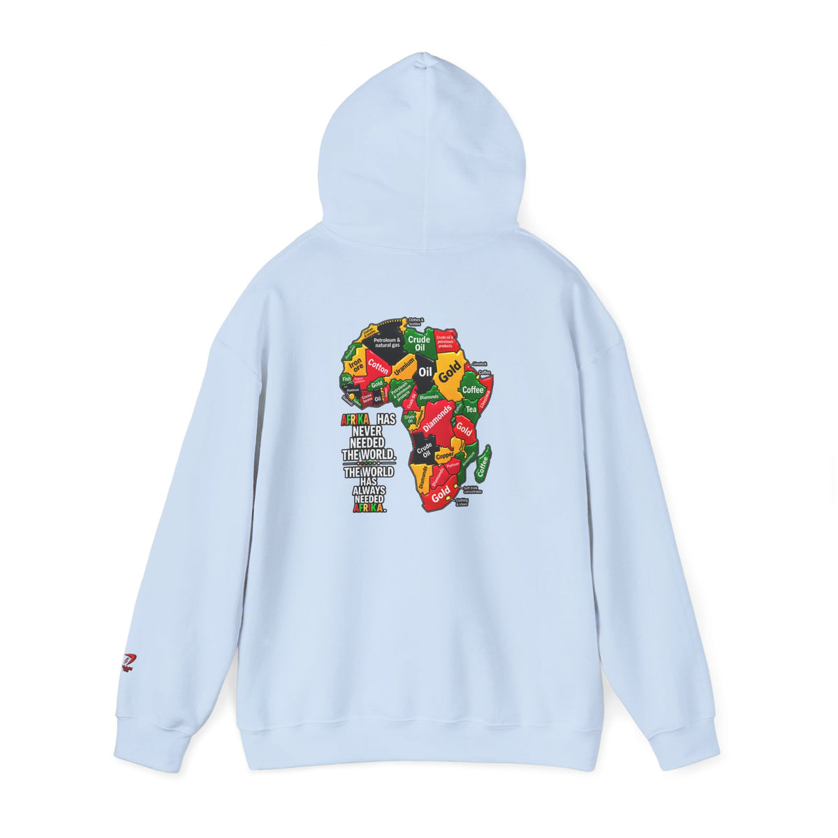 Afrika Map Hoodie – African Pride Pullover Sweatshirt