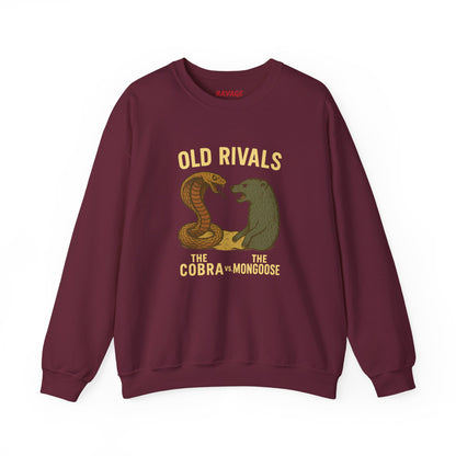 Combat Crewneck Sweatshirt | Old Rivals Cobra vs Mongoose Sweatshirt | Unisex Holiday Gift | Cozy Casual Wear | Perfect for Fans