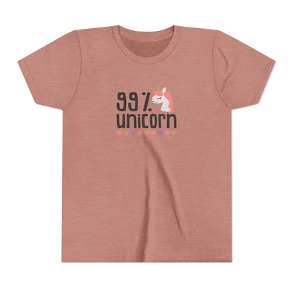 99% Unicorn Youth Tee - Fun & Whimsical Shirt for Kids