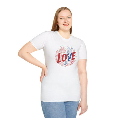 Soft Unisex Freedom & Love Graphic Tee | Gift & Daily Wear
