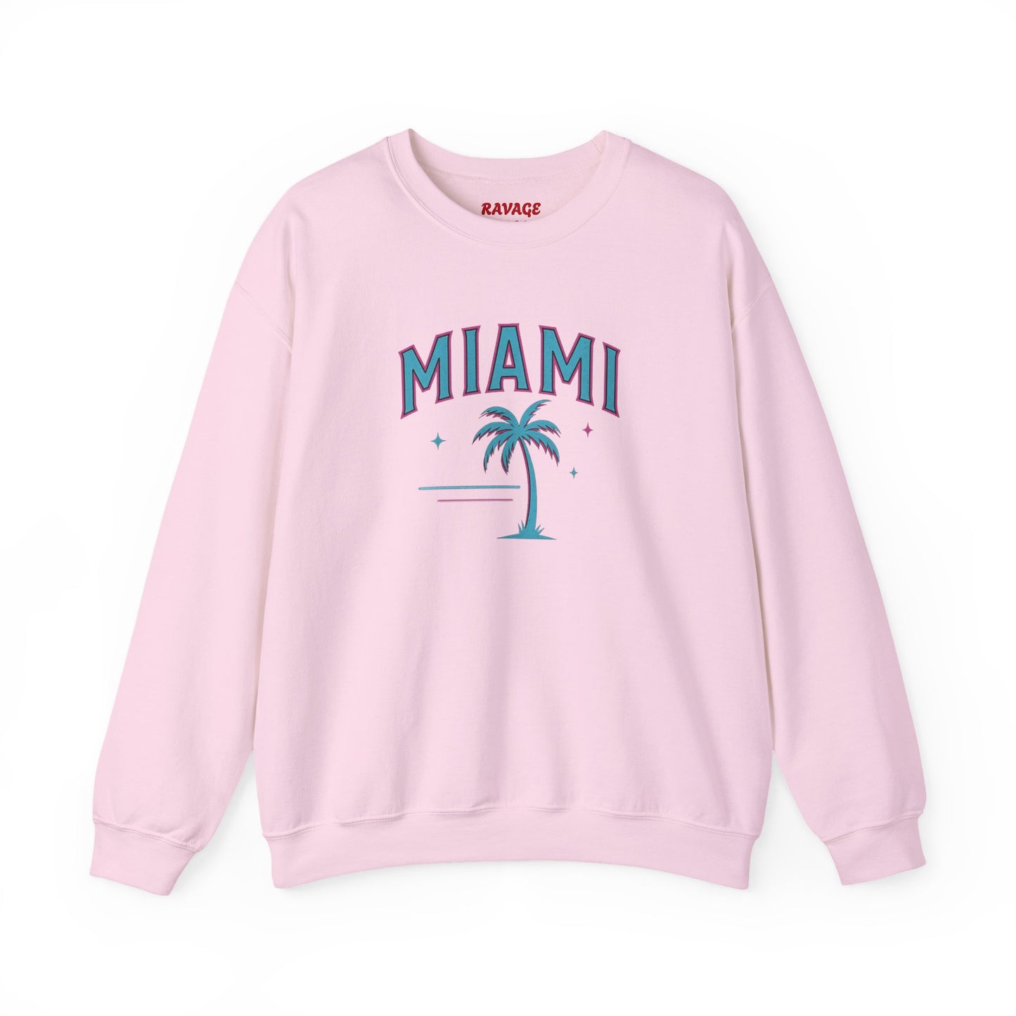 RAVAGE Miami City Vibe Unisex Crewneck Sweatshirt