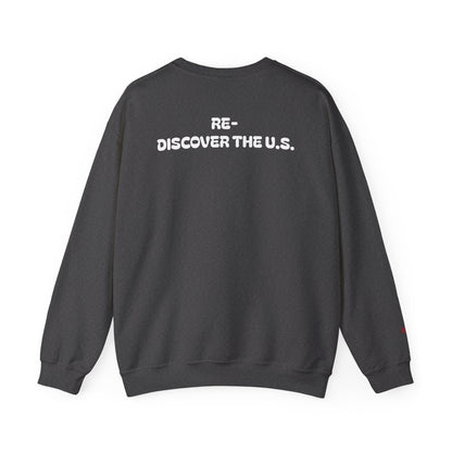 City Map Crewneck Sweatshirt, Cozy Urban Style for Travel Lovers or Travel Enthusiasts