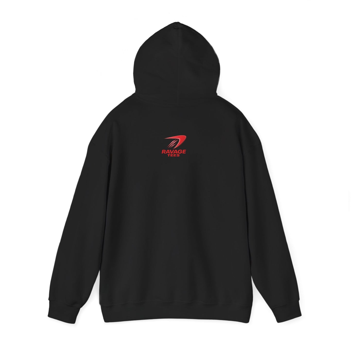 "Ravage Darkness With Light" Graphic Black Pullover Hoodie