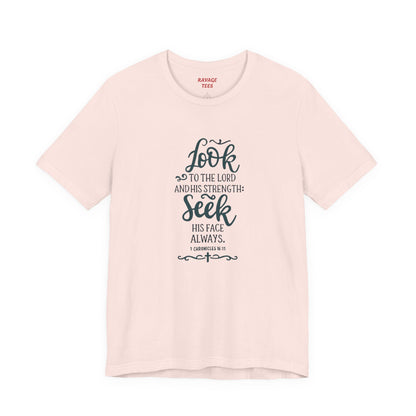 Seek His Guidance Tee: Inspirational Faith Quote Unisex T-Shirt