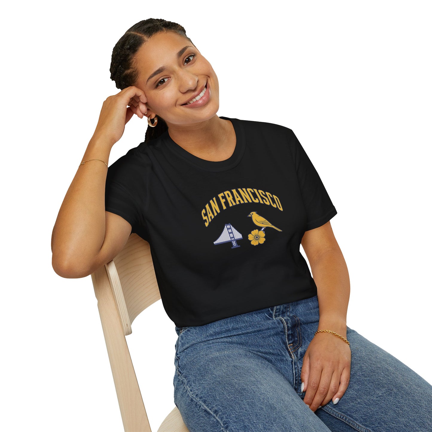 SAN FRANCISCO Vibes Unisex T-Shirt – Casual Summer Tee, Beachwear, Travel Outfit, Vacation Style, Gift for Him or Her