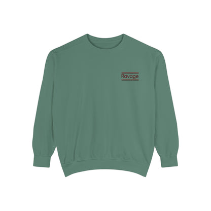 RAVAGE Minimal Logo Sweatshirt — Casual Branded Crewneck
