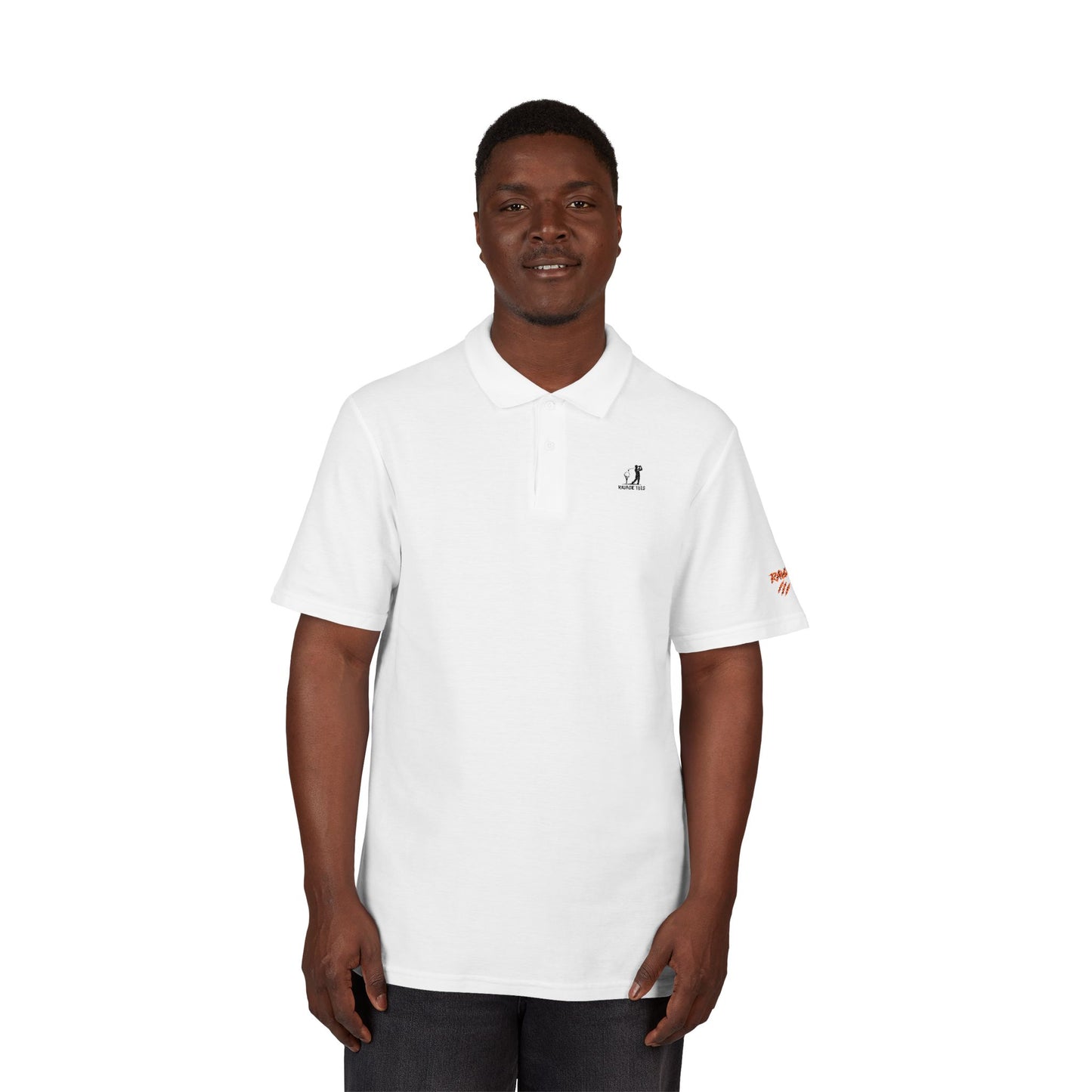Embroidered Pique Polo Shirt