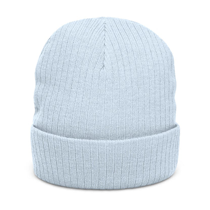 Embroidered Ribbed Beanie — SHUTTIEMAN EST 2001 Knit Hat