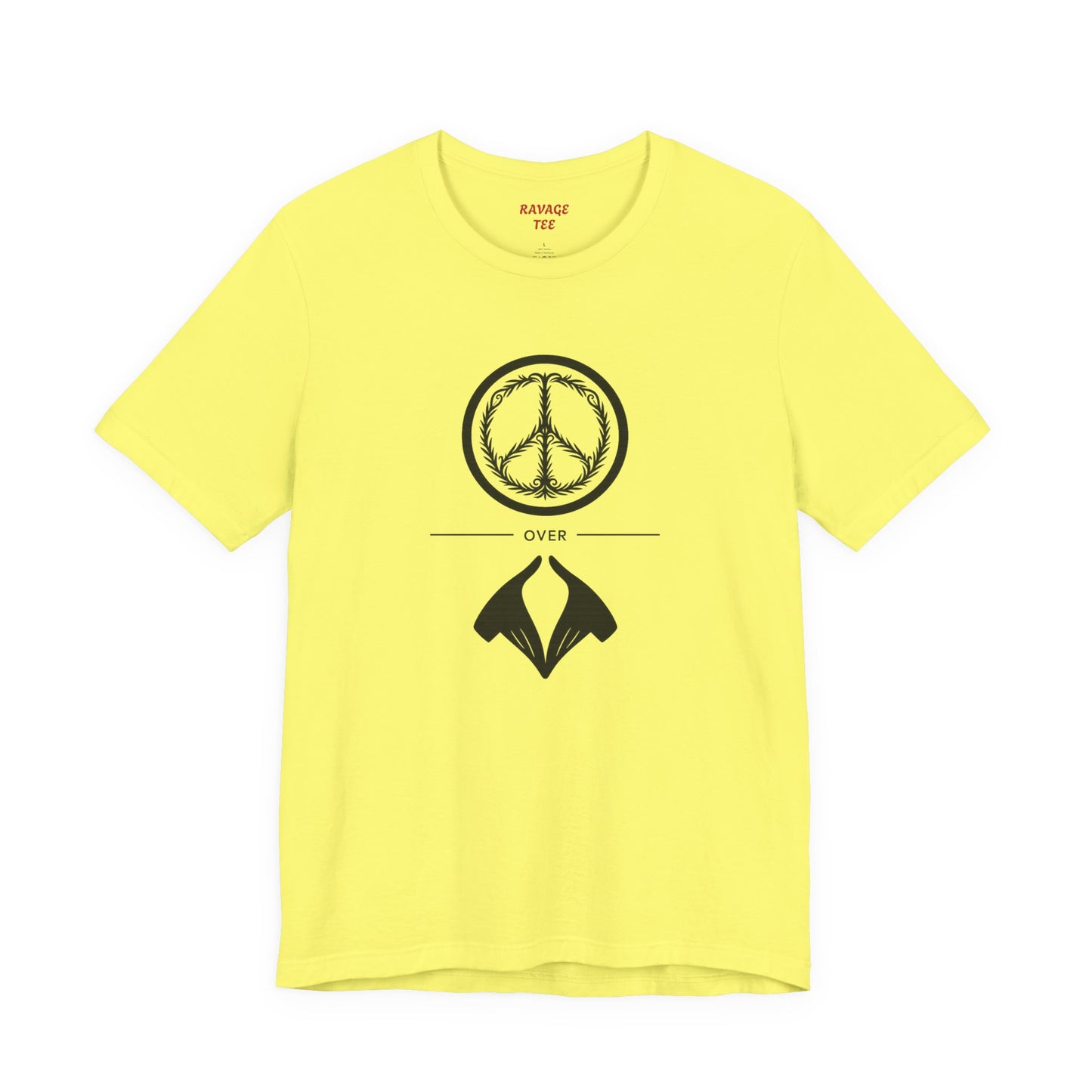 Peace Sign Unisex Jersey Tee, Casual Wear, Gift for Friends, Summer Fashion, Festival Outfit, Eco-Friendly Apparel