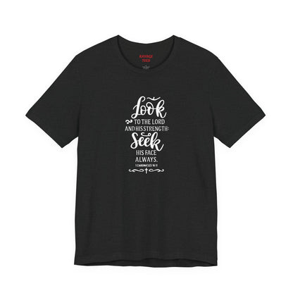 Seek His Guidance Tee: Inspirational Faith Quote Unisex T-Shirt