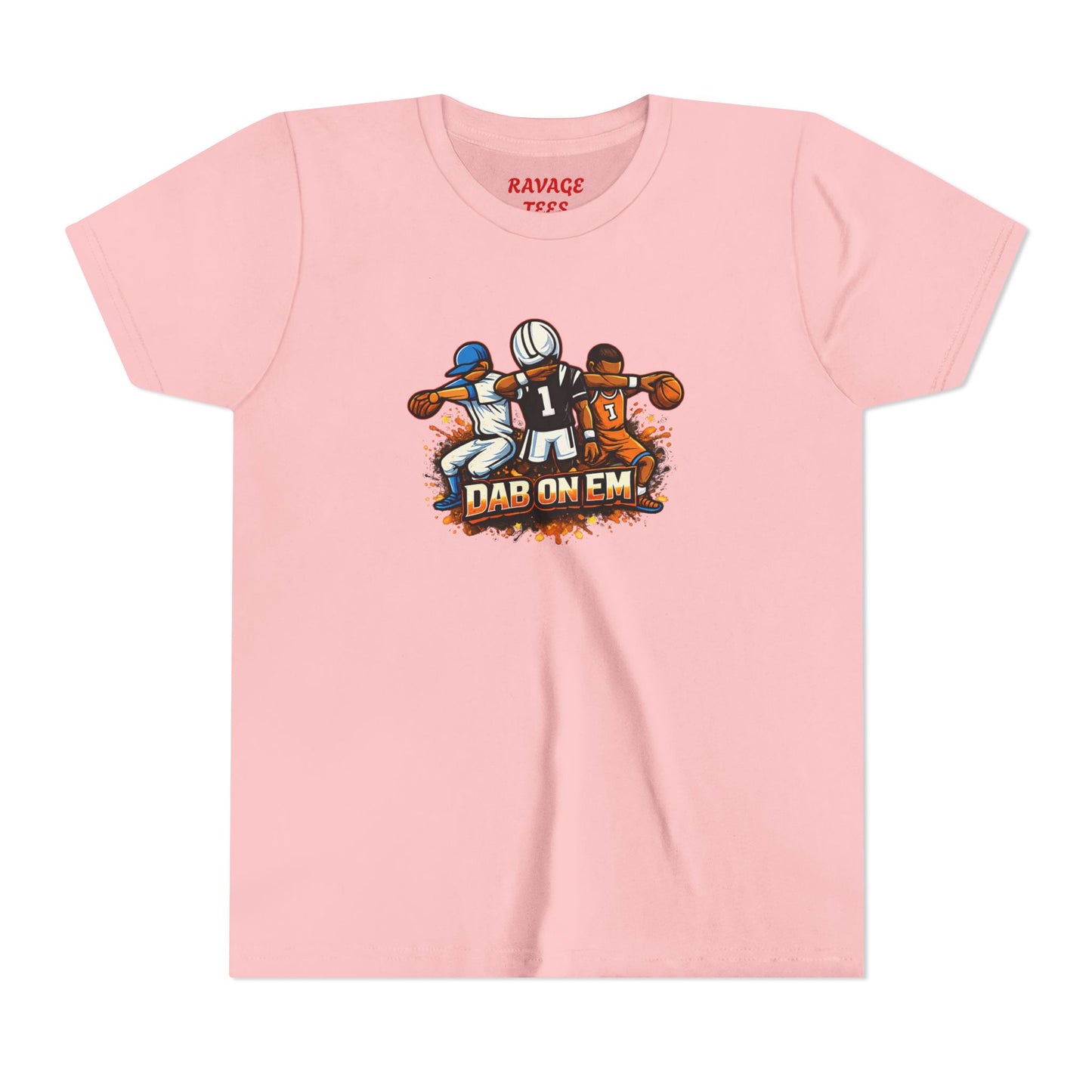 Youth Football Tee - 'Dab On Em' Kids Sports T-Shirt