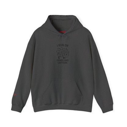 Caffeine Chaos Hoodie - Cozy Unisex Sweatshirt, Ideal for Coffee Lovers, Gift for Friends, Birthday, Relaxation, Casual Wear
