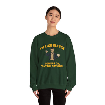 Funny 11th Birthday Crewneck Sweatshirt