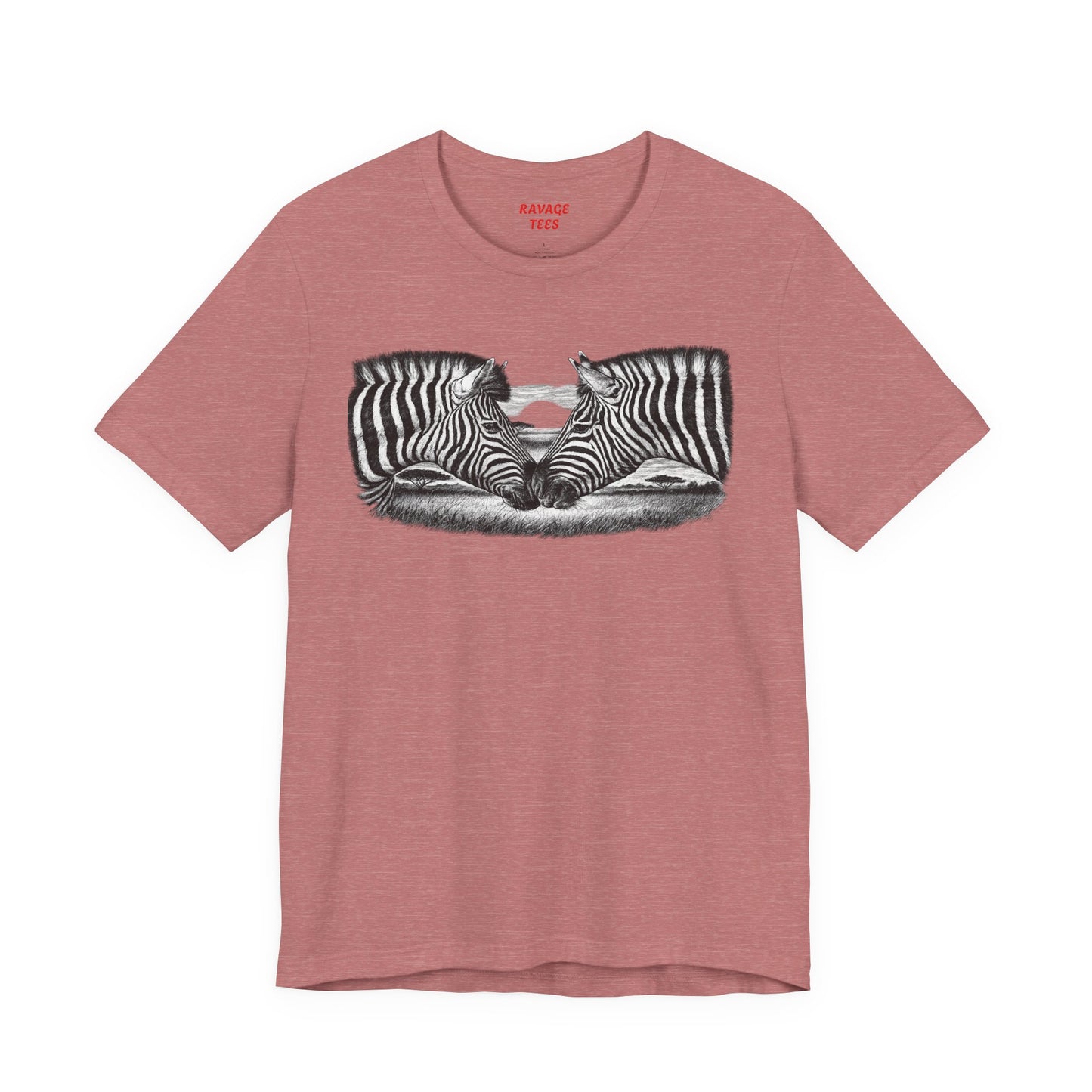 Zebra Heart Tee