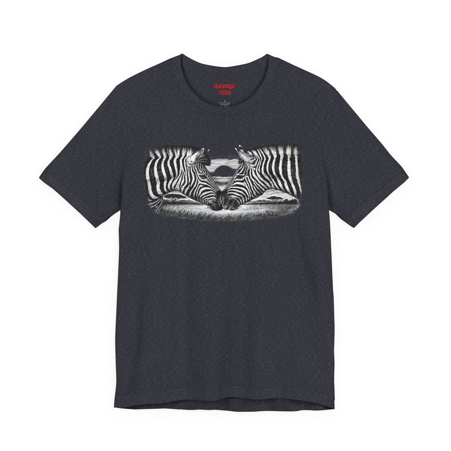 Zebra Heart Tee