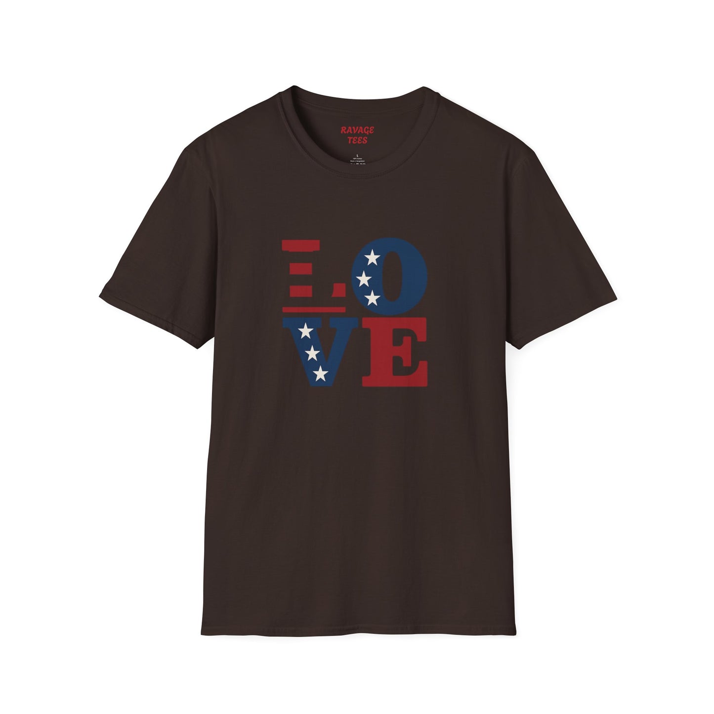 "Freedom & Love" Graphic Tee | Unisex Shirt for July 4th