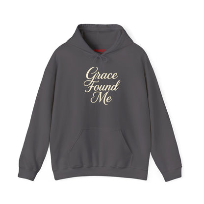 Grace Found Me Unisex Hoodie – Inspirational Christian Sweatshirt, Faith-Based Apparel, Cozy Casual Wear, Perfect Gift for Friends and Believers