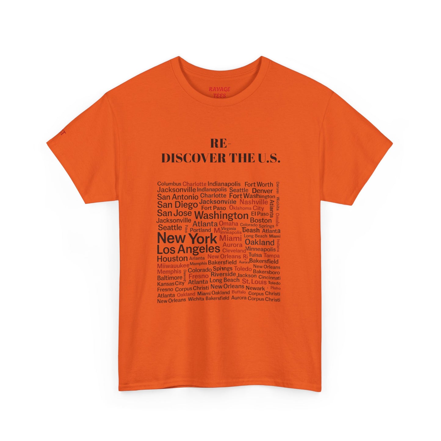Re-Discover the U.S. Travel T-Shirt, Adventure Tee, USA Discovery Shirt