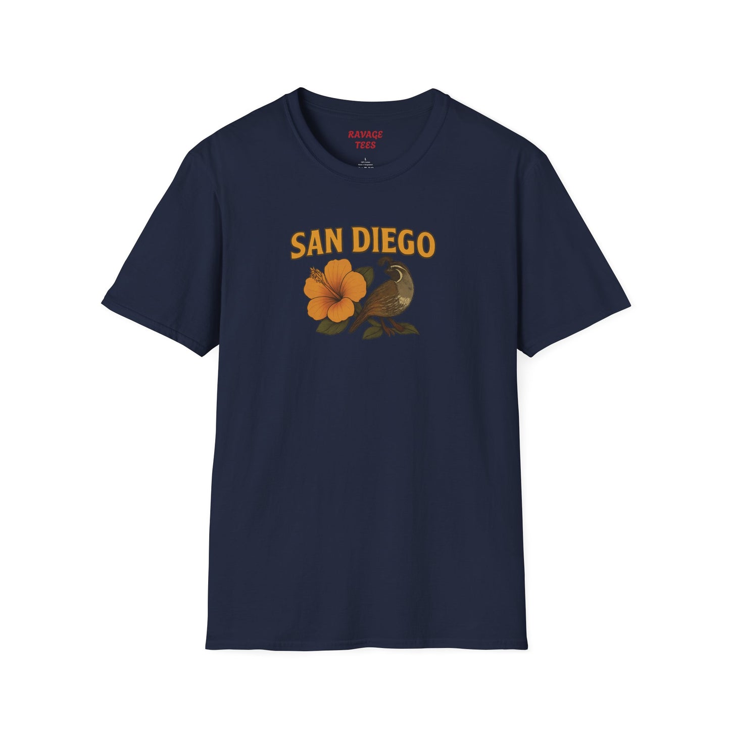 SAN DIEGO Vibes Unisex T-Shirt – Casual Summer Tee, Beachwear, Travel Outfit, Vacation Style, Gift for Him or Her