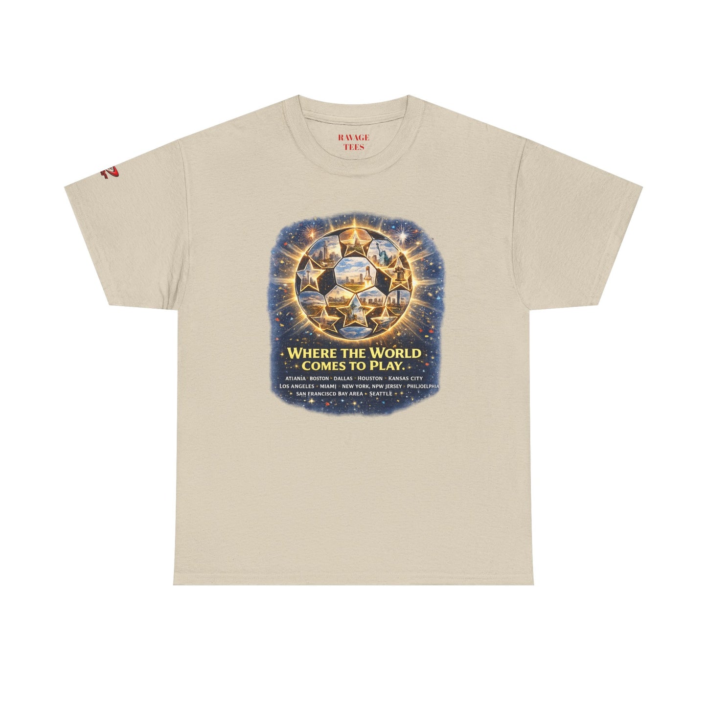 World Cup 2022 T-Shirt — "Where the World Comes to Play"
