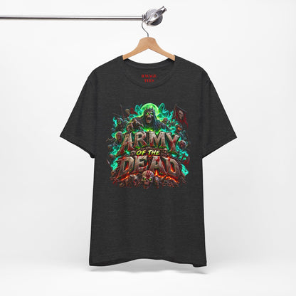 Army of the Dead Graphic T-Shirt – Neon Zombie Horror Tee