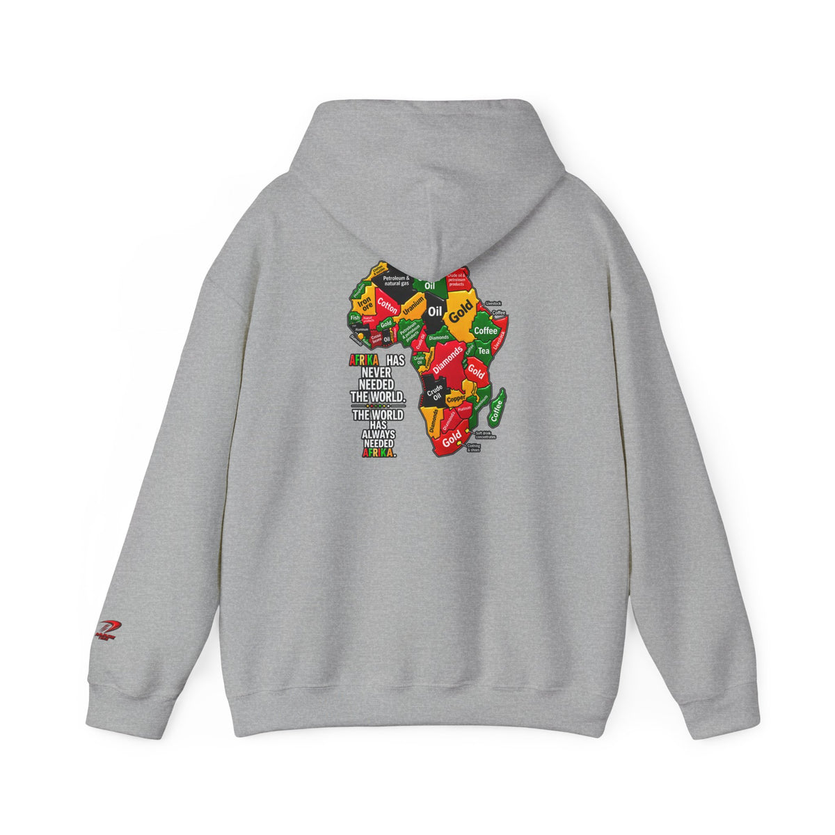 Afrika Map Hoodie – African Pride Pullover Sweatshirt