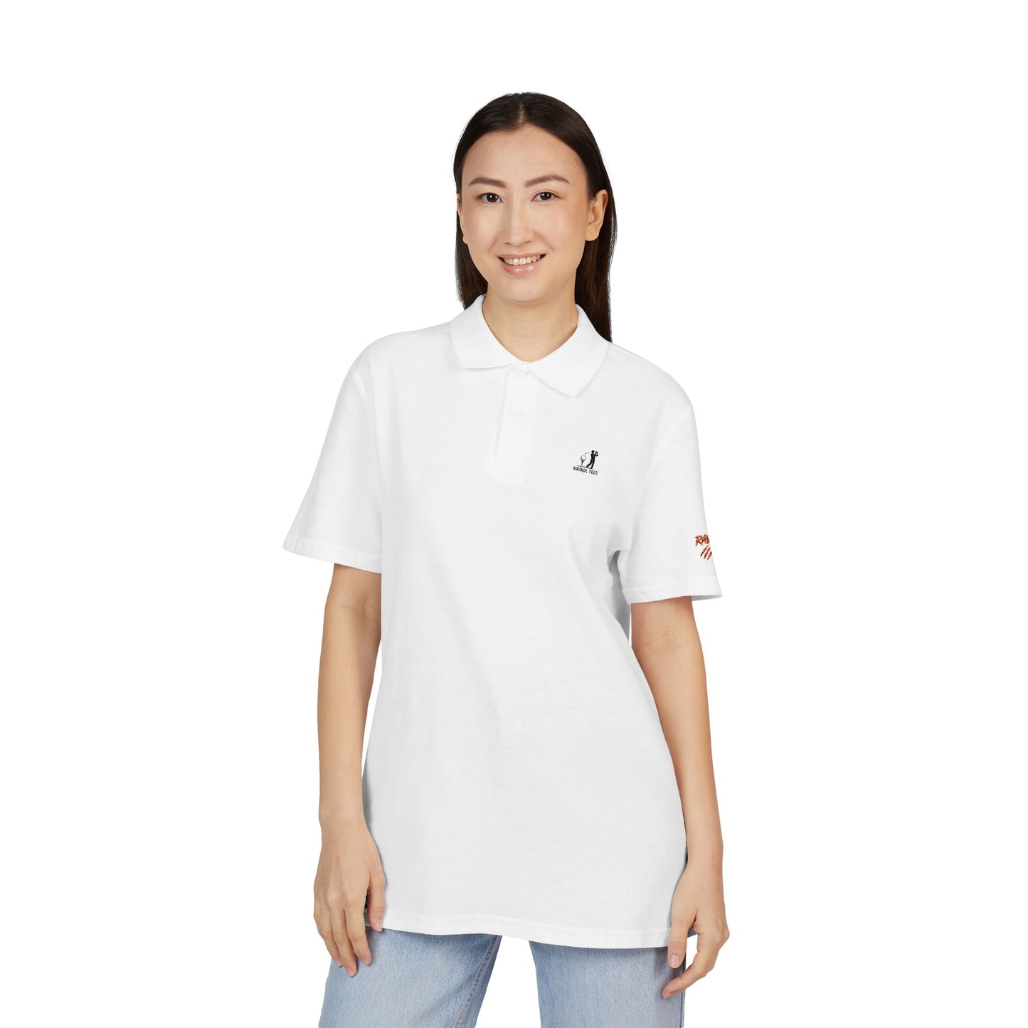 Embroidered Pique Polo Shirt