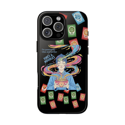 Noodle Lover Phone Case: Vibrant Cute Foodie Magnetic Anime Style