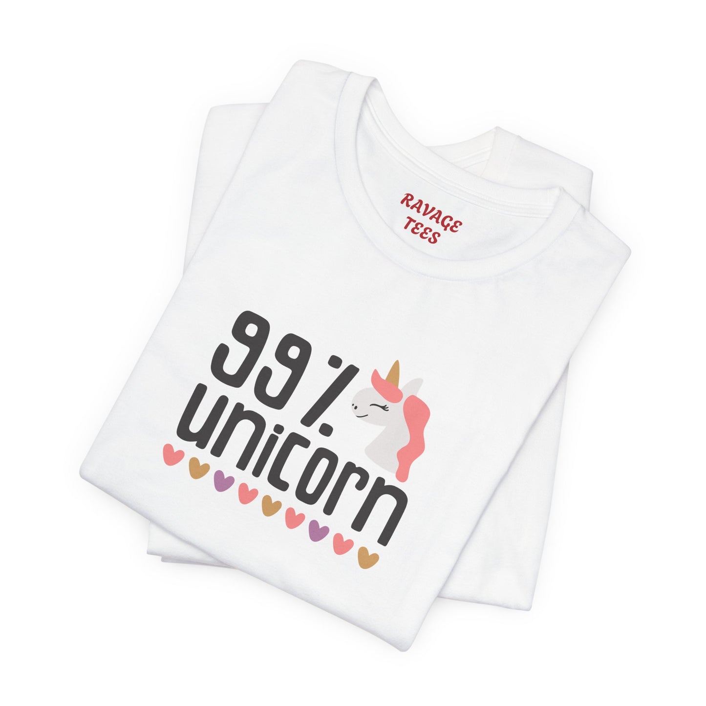 99% Unicorn Tee: Funny, Whimsical Graphic T-Shirt for All Ages