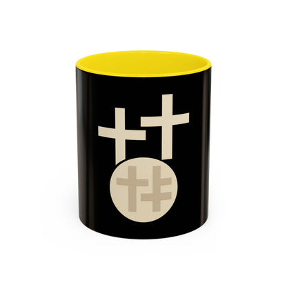 Calvary Cross Accent Coffee Mug