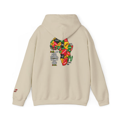 Afrika Map Hoodie – African Pride Pullover Sweatshirt