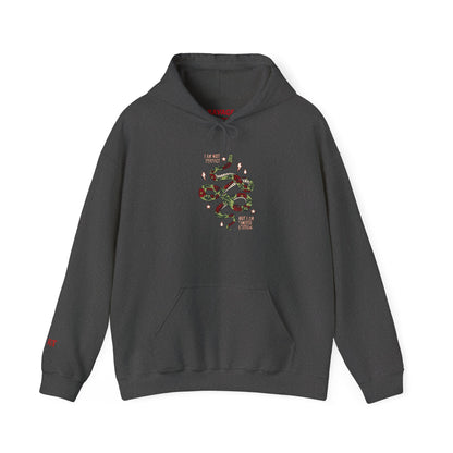 Trendy Unisex Hoodie, I Am Not Perfect Snake Design Shirt