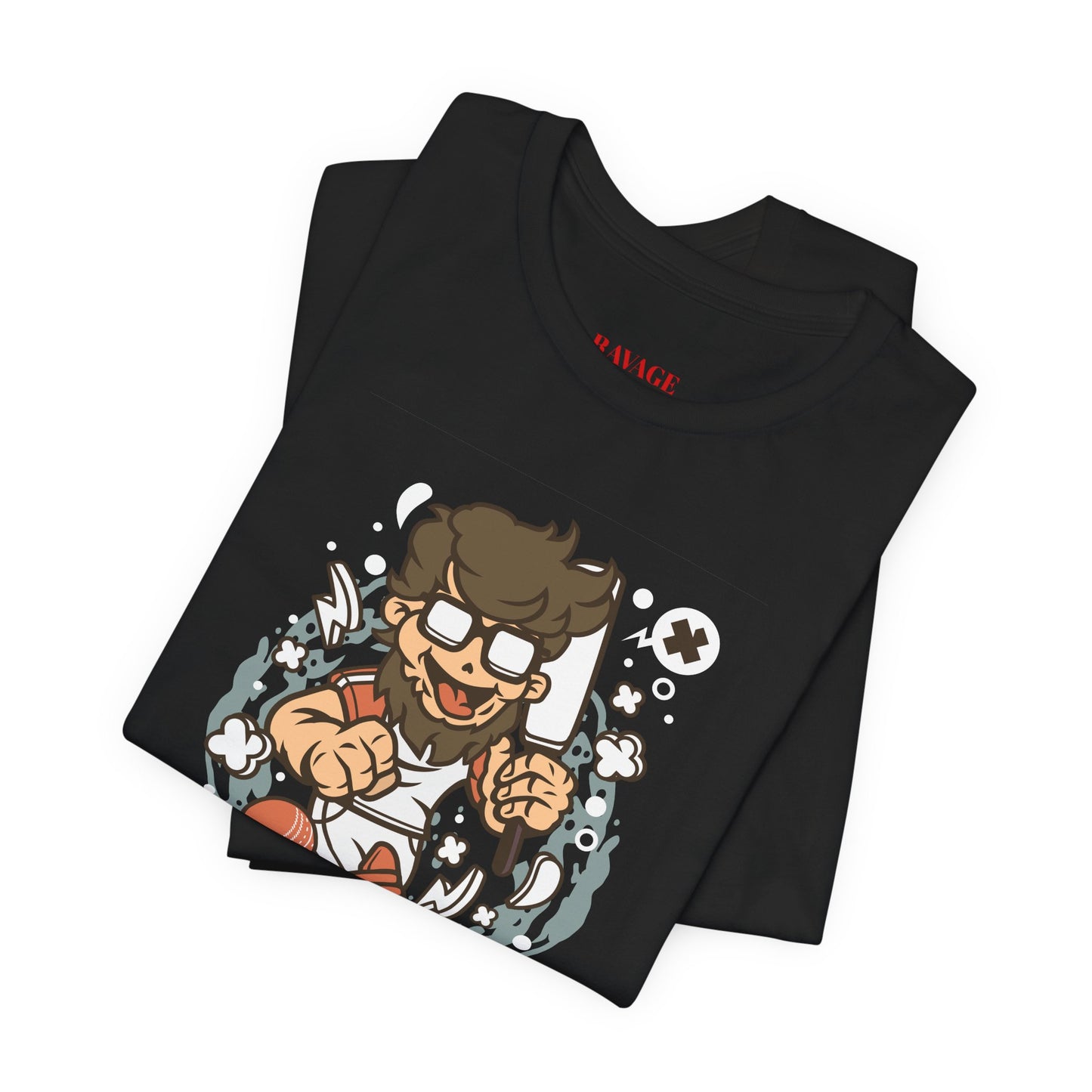 Retro Gamer Cartoon Character Tee