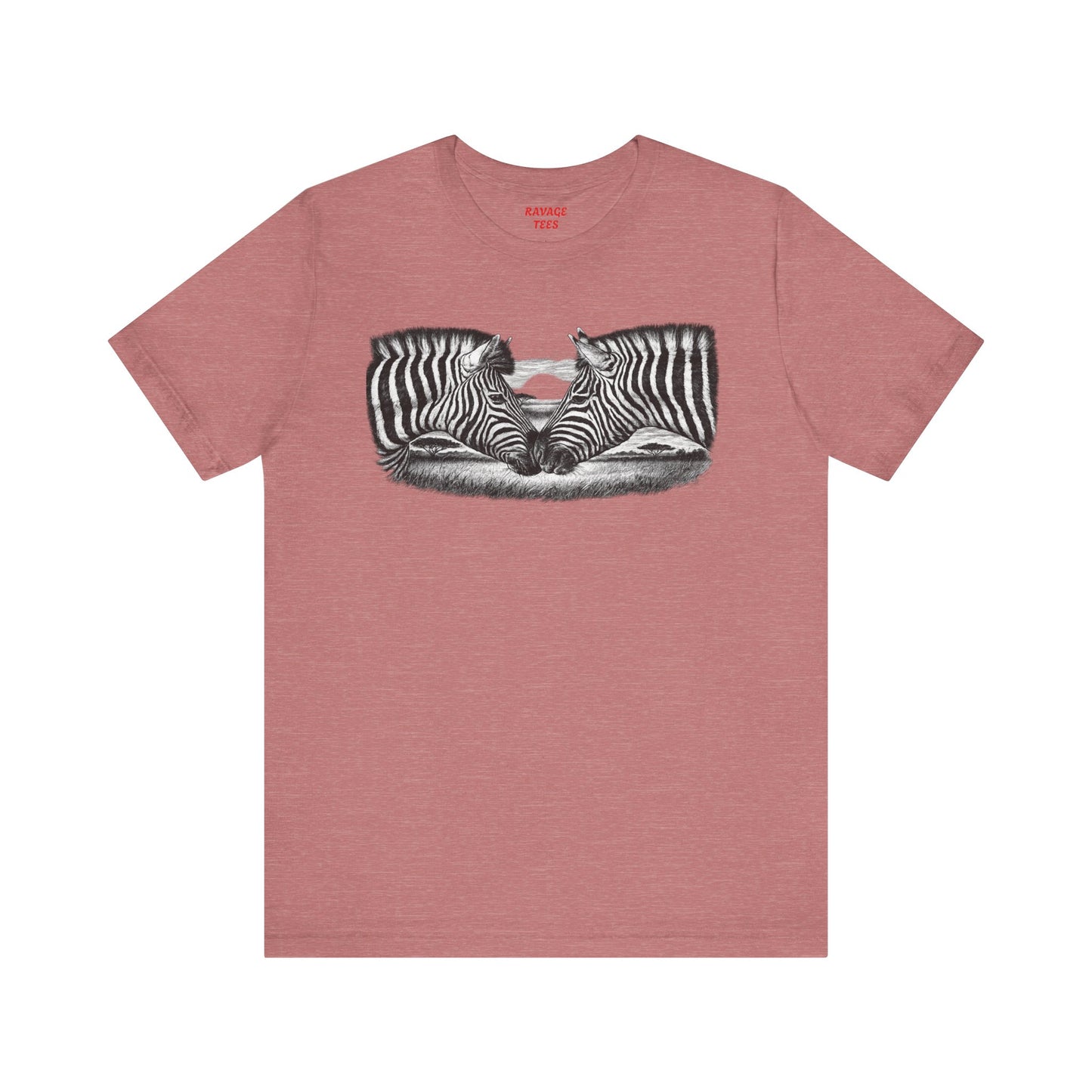 Zebra Heart Tee
