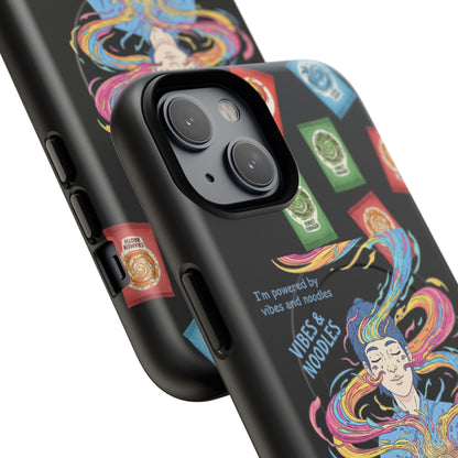 Noodle Lover Phone Case: Vibrant Cute Foodie Magnetic Anime Style