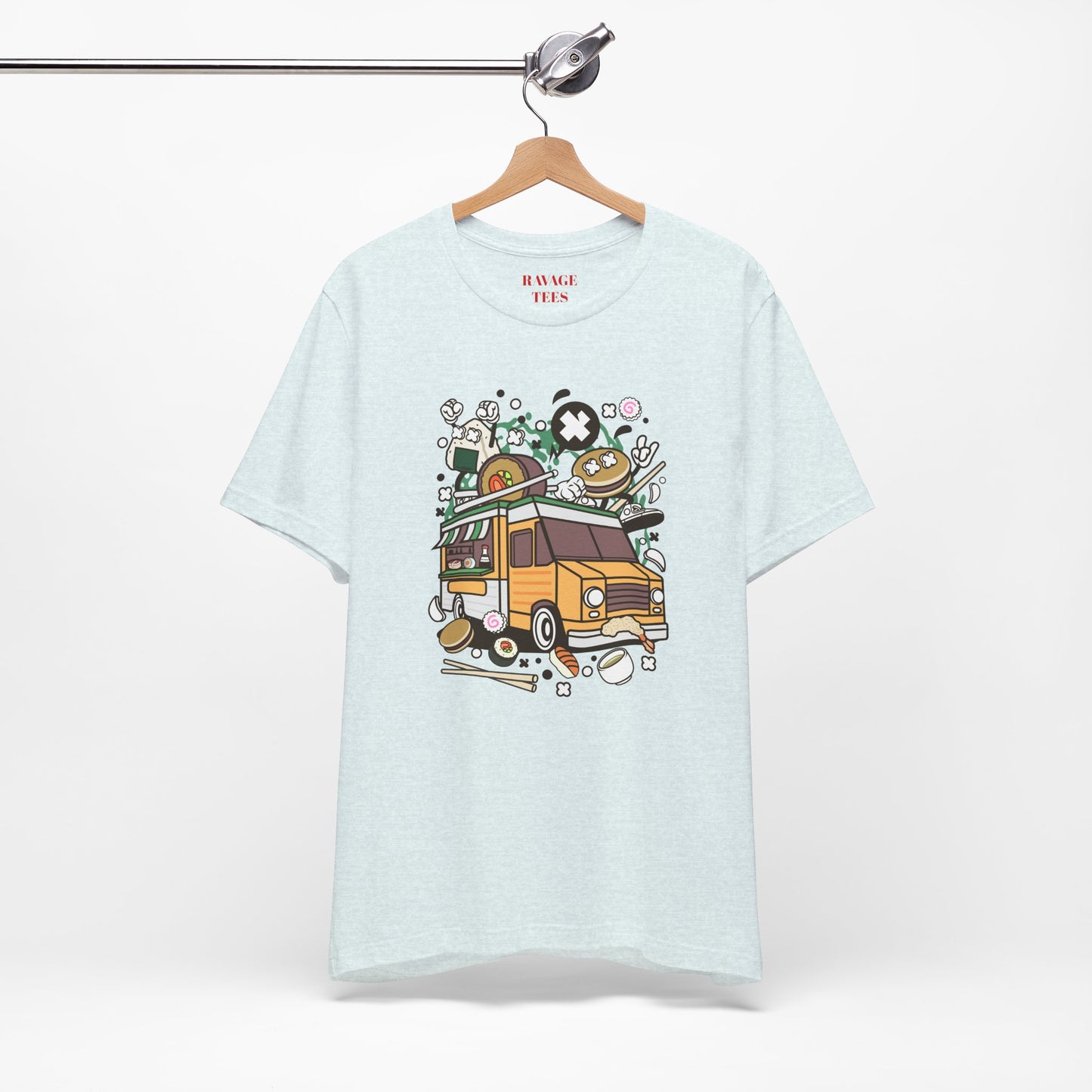 Cute Vintage Street Food Van Tee