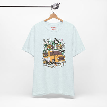 Cute Vintage Street Food Van Tee